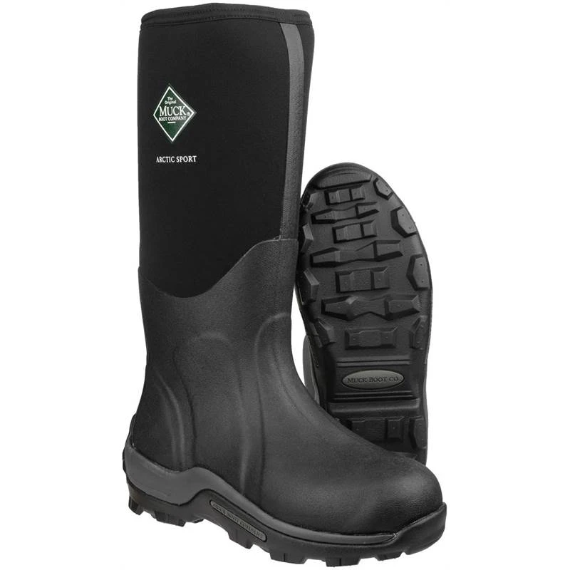 Muck Boot Arctic Sport Pull On Wellington Boots 4 Muck Boot Arctic Sport Pull On Wellington Boots - Image 4