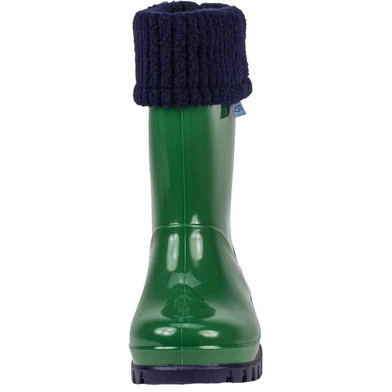 Term Footwear Shiny Wellies With Socks 3 Term Footwear Shiny Wellies With Socks - Image 3