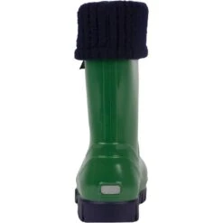 Term Footwear Shiny Wellies With Socks 11 Term Footwear Shiny Wellies With Socks -Cots Footwear Shop Green Wellies4