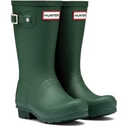 Hunter Kids Original Wellington Boots 24 Hunter Kids Original Wellington Boots -Cots Footwear Shop JFT6000RMA HGR 1