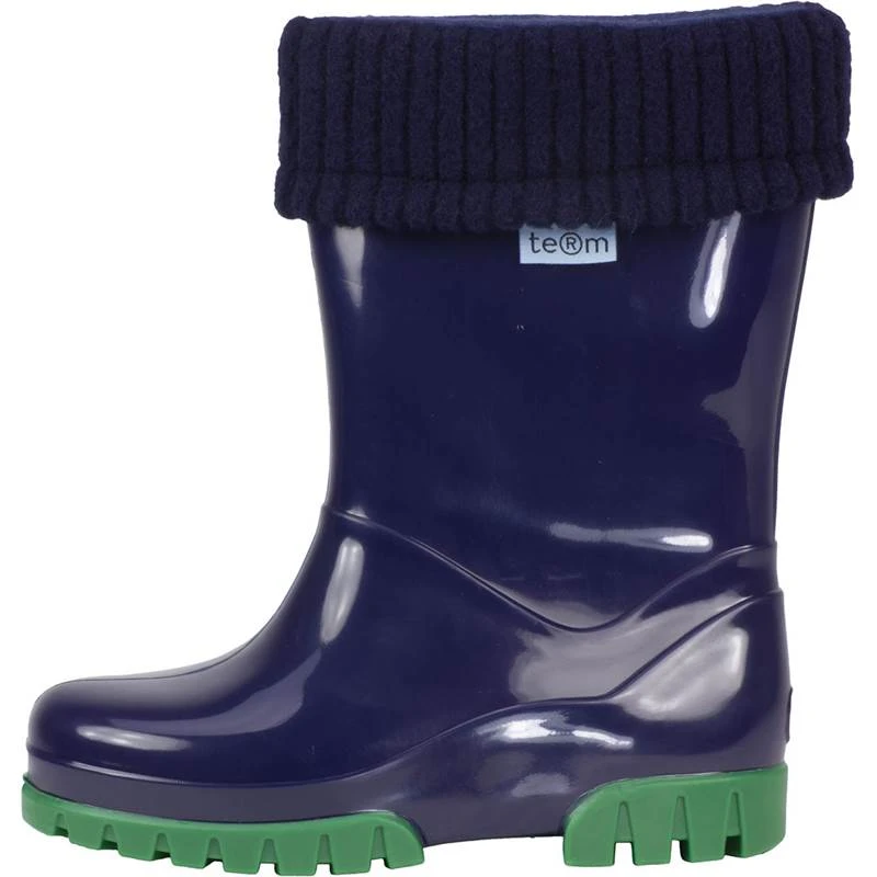Term Footwear Shiny Wellies With Socks 5 Term Footwear Shiny Wellies With Socks - Image 5