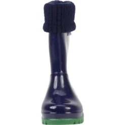 Term Footwear Shiny Wellies With Socks 14 Term Footwear Shiny Wellies With Socks -Cots Footwear Shop Navy Wellies3