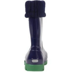 Term Footwear Shiny Wellies With Socks 15 Term Footwear Shiny Wellies With Socks -Cots Footwear Shop Navy Wellies4