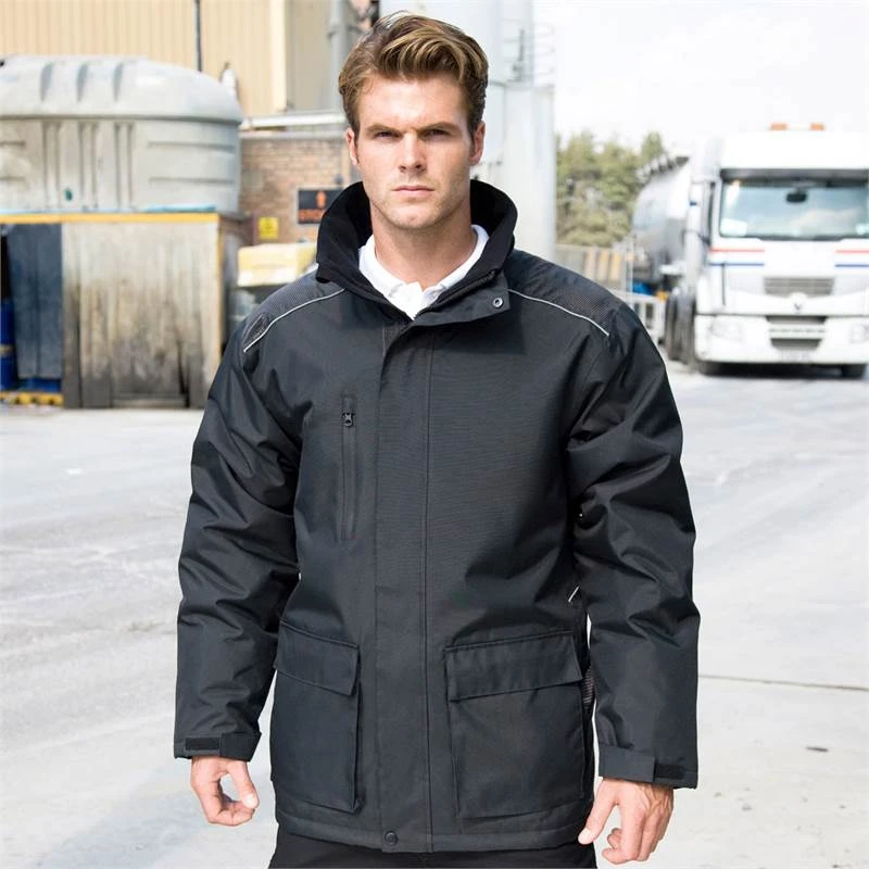 Result Unisex Vostex Long Coat R305X 2 Result Unisex Vostex Long Coat R305X - Image 2