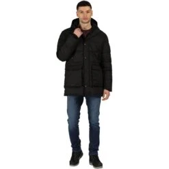 Regatta Mens Ardal Insulated Hooded Parka -Cots Footwear Shop RMN148 800 6