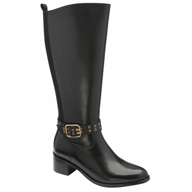 Black Lajas Leather Knee High Boots | Ravel 1 Black Lajas Leather Knee High Boots | Ravel