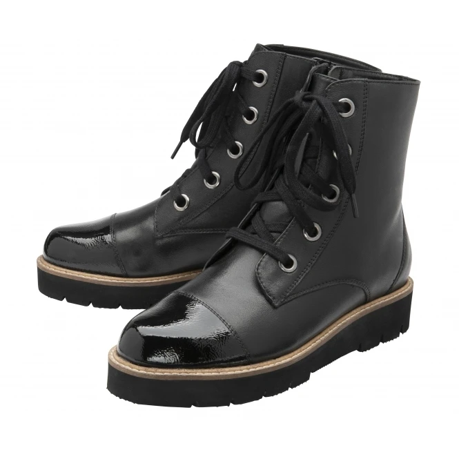 Black Leather Ennis Zip-Up Ankle Boots | Ravel 2 Black Leather Ennis Zip-Up Ankle Boots | Ravel - Image 2