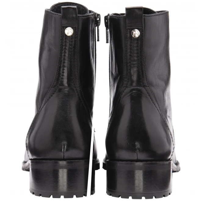 Black Leather Marti Lace-Up Ankle Boots | Ravel 3 Black Leather Marti Lace-Up Ankle Boots | Ravel - Image 3