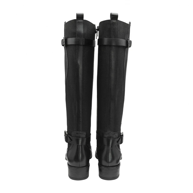 Black Leather May Knee High Boots | Ravel 3 Black Leather May Knee High Boots | Ravel - Image 3