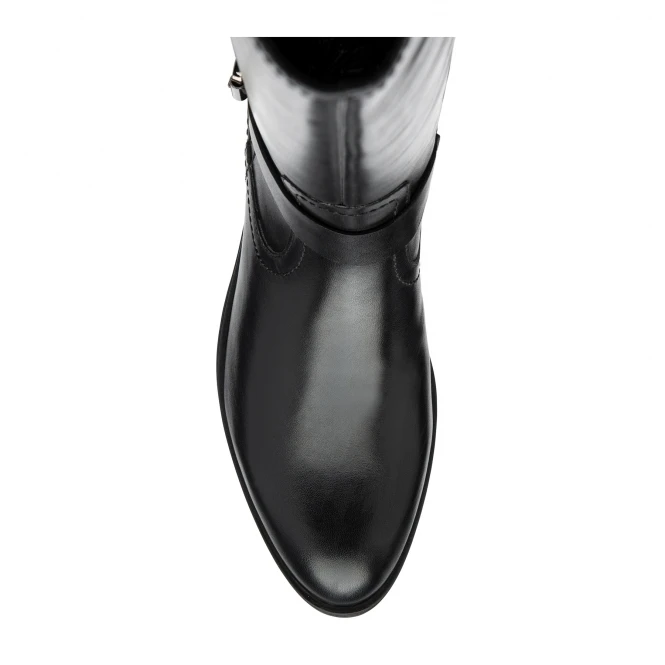 Black Leather May Knee High Boots | Ravel 4 Black Leather May Knee High Boots | Ravel - Image 4