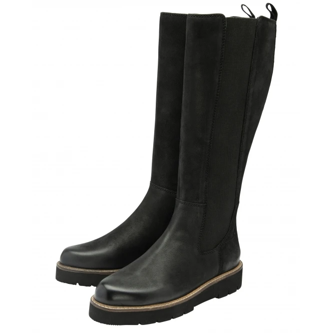 Black Leather Mor Knee High Boots | Ravel 2 Black Leather Mor Knee High Boots | Ravel - Image 2