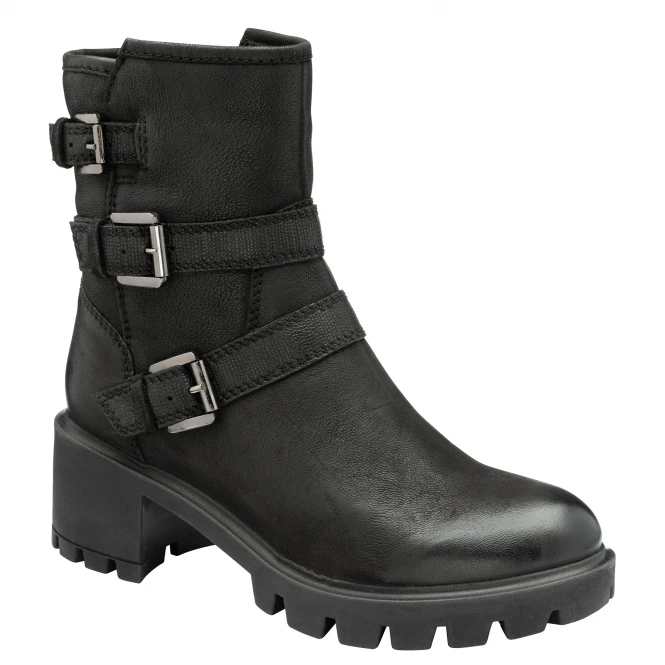 Black Leather Nell Zip-Up Mid-Calf Boots | Ravel 1 Black Leather Nell Zip-Up Mid-Calf Boots | Ravel