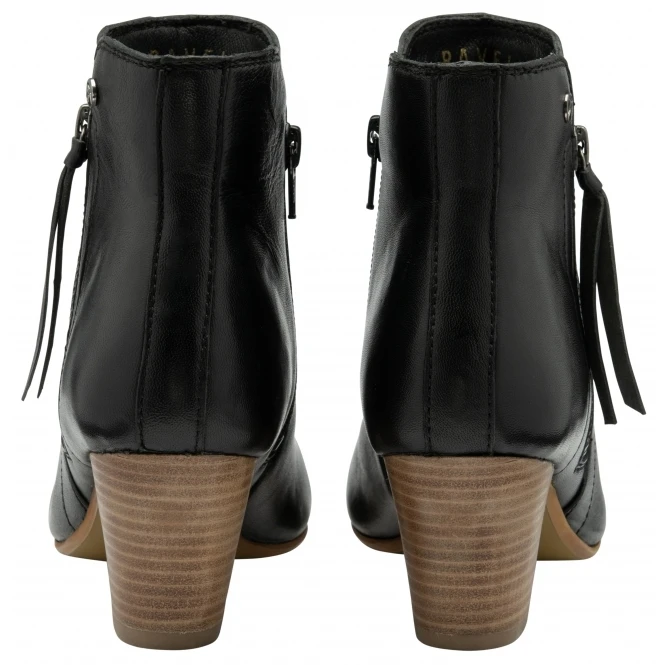 Black Leather Tulli Ankle Boots | Ravel 3 Black Leather Tulli Ankle Boots | Ravel - Image 3