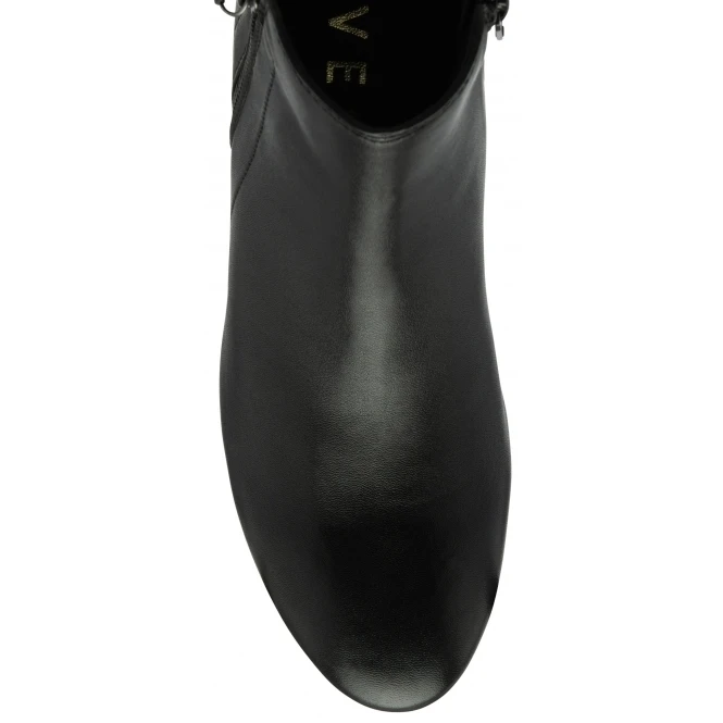 Black Leather Tulli Ankle Boots | Ravel 4 Black Leather Tulli Ankle Boots | Ravel - Image 4