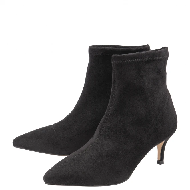 Black Madruga Pointed-Toe Sock Boots | Ravel 2 Black Madruga Pointed-Toe Sock Boots | Ravel - Image 2