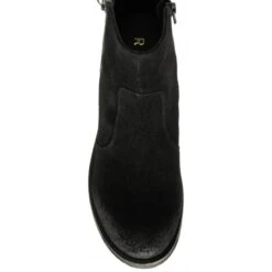 Black Suede Calder Zip-Up Ankle Boots | Ravel -Cots Footwear Shop black suede calder zip up ankle boots ravel p1713 10237 medium