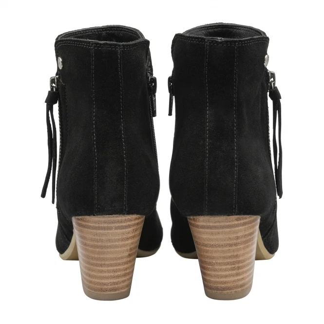 Black Suede Tulli Ankle Boots | Ravel 3 Black Suede Tulli Ankle Boots | Ravel - Image 3