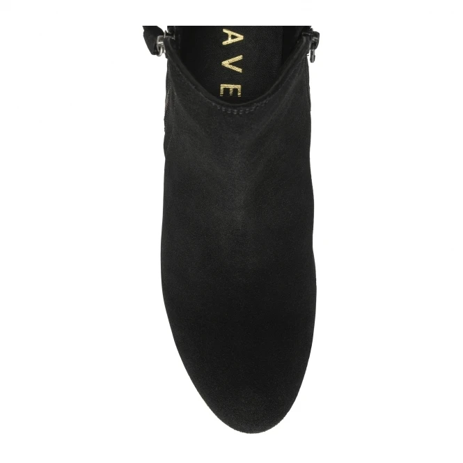 Black Suede Tulli Ankle Boots | Ravel 4 Black Suede Tulli Ankle Boots | Ravel - Image 4