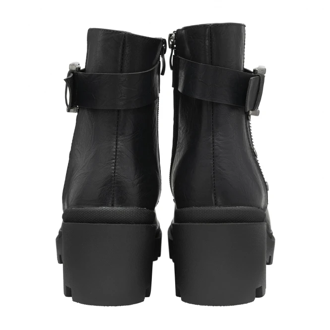 Black Viola Zip-Up Ankle Boots | Ravel 3 Black Viola Zip-Up Ankle Boots | Ravel - Image 3