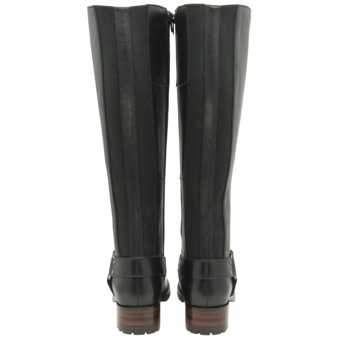 Black Willowby Leather Knee High Boots | Ravel 3 Black Willowby Leather Knee High Boots | Ravel - Image 3