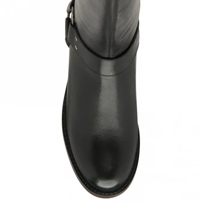 Black Willowby Leather Knee High Boots | Ravel 4 Black Willowby Leather Knee High Boots | Ravel - Image 4
