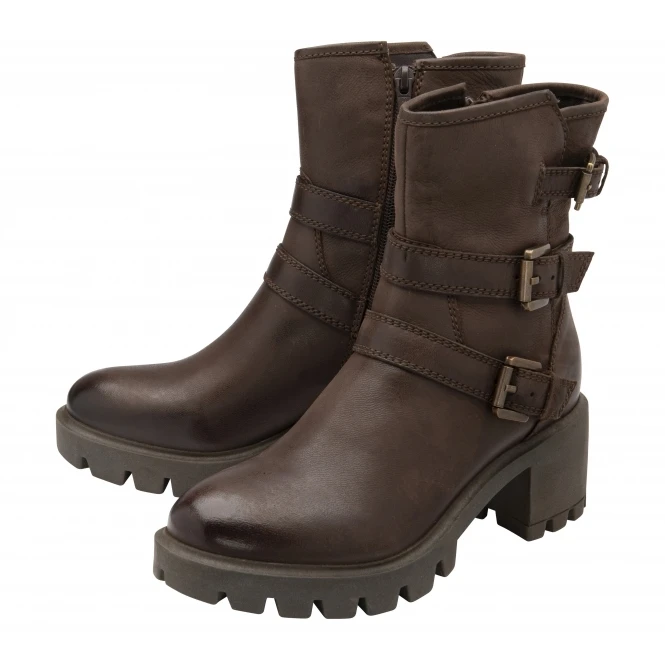 Brown Leather Nell Zip-Up Mid-Calf Boots | Ravel 2 Brown Leather Nell Zip-Up Mid-Calf Boots | Ravel - Image 2