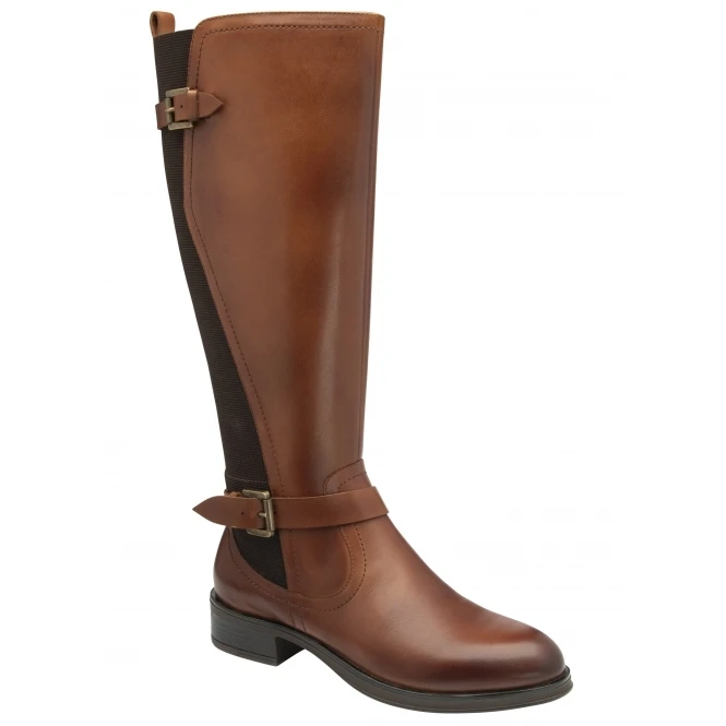 Cognac Leather May Knee High Boots | Ravel 1 Cognac Leather May Knee High Boots | Ravel