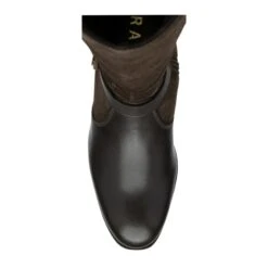 Dark Brown Mary Leather & Suede Knee High Boots | Ravel -Cots Footwear Shop dark brown mary leather suede knee high boots ravel p1440 9088 medium