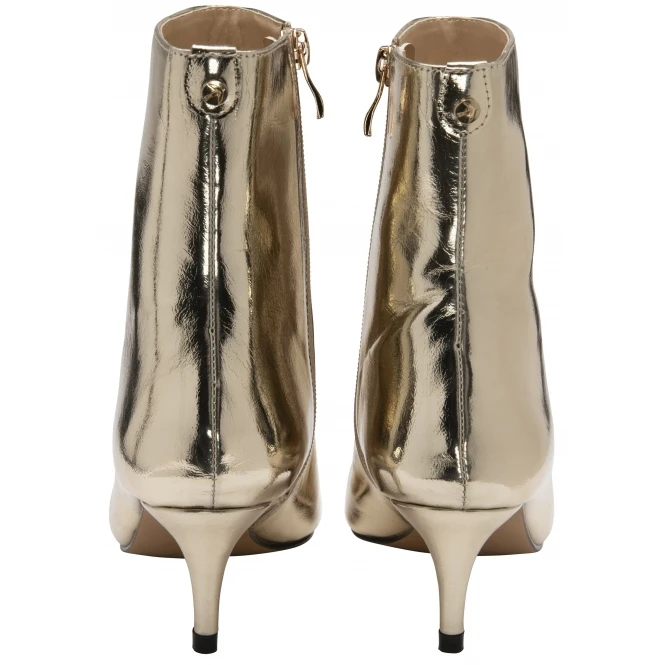 Gold Currans Pointed-Toe Ankle Boots | Ravel 3 Gold Currans Pointed-Toe Ankle Boots | Ravel - Image 3