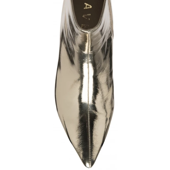 Gold Currans Pointed-Toe Ankle Boots | Ravel 4 Gold Currans Pointed-Toe Ankle Boots | Ravel - Image 4