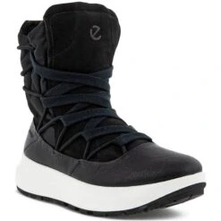 ECCO Womens Solice Yak Leather GORE-TEX Boots