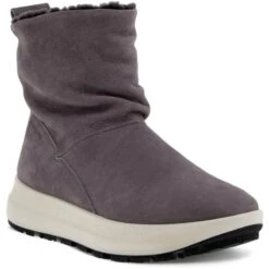ECCO Womens Solice Nubuck Leather Hydromax Boots