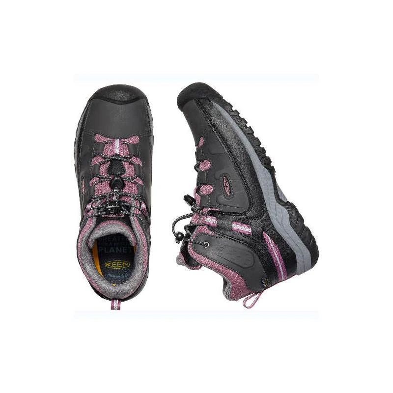 KEEN Kids Targhee Mid Waterproof Hiking Boots 4 KEEN Kids Targhee Mid Waterproof Hiking Boots - Image 4