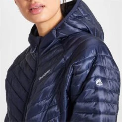 Craghoppers Womens ExpoLite Long Hooded Jacket 16 Craghoppers Womens ExpoLite Long Hooded Jacket -Cots Footwear Shop image 529065