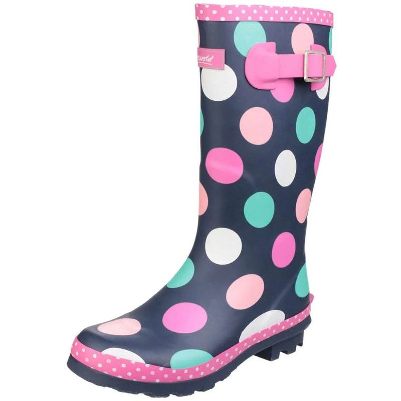 Cotswold Kids Dotty Pull On Wellington Boots 3 Cotswold Kids Dotty Pull On Wellington Boots - Image 3