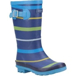 Cotswold Kids Stripe Wellington Boots