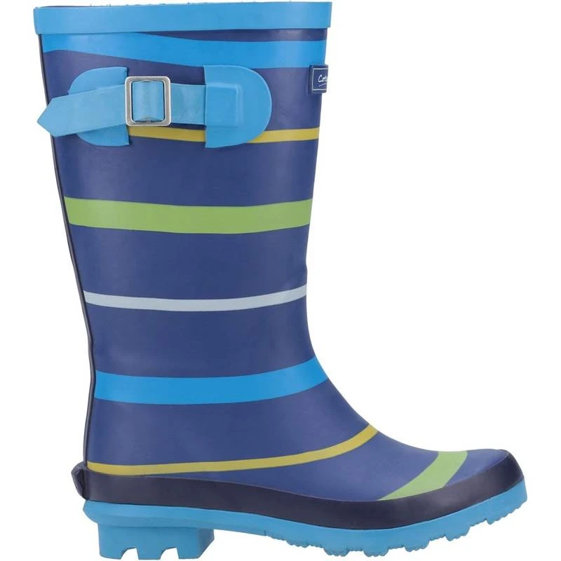 Cotswold Kids Stripe Wellington Boots 2 Cotswold Kids Stripe Wellington Boots - Image 2