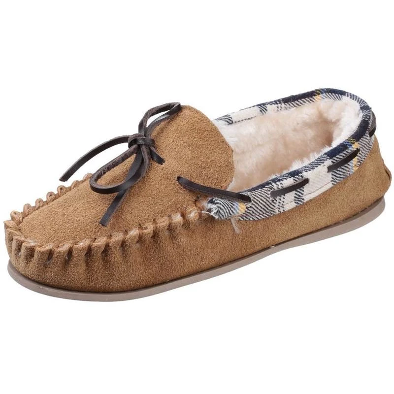 Cotswold Womens Kilkenny Slip On Moccasin Slippers 2 Cotswold Womens Kilkenny Slip On Moccasin Slippers - Image 2