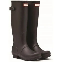 Hunter Womens Original Tall Back Adjustable Wellington Boots