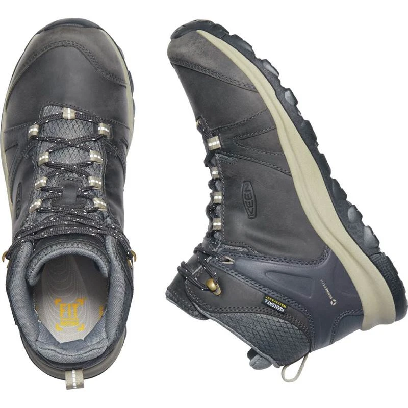 KEEN Womens Terradora II Leather Mid Waterproof Hiking Boots 3 KEEN Womens Terradora II Leather Mid Waterproof Hiking Boots - Image 3