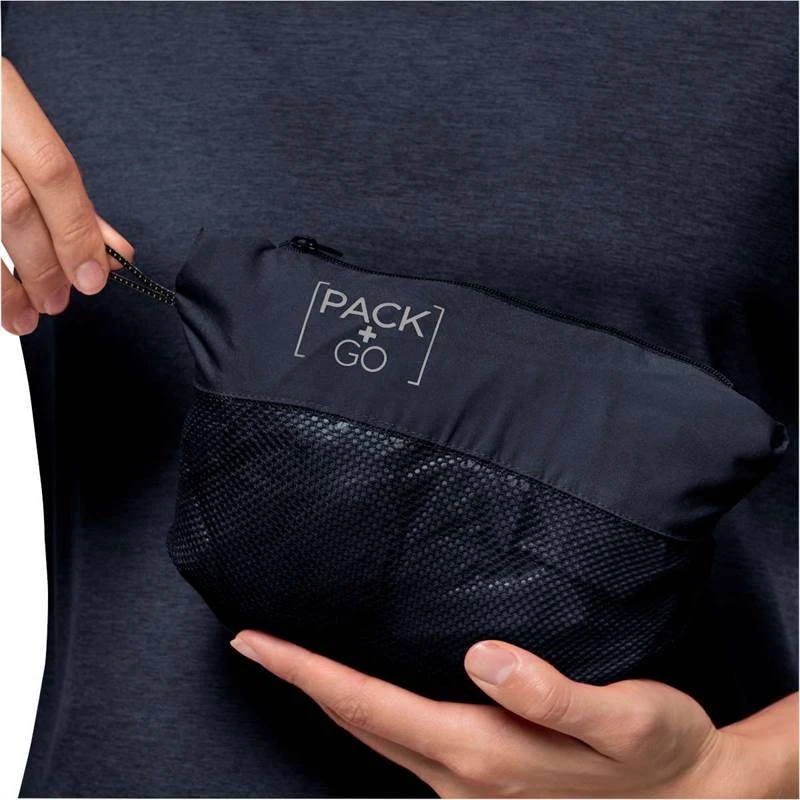 Jack Wolfskin Womens Pack & Go Shell Jacket 9 Jack Wolfskin Womens Pack & Go Shell Jacket - Image 9