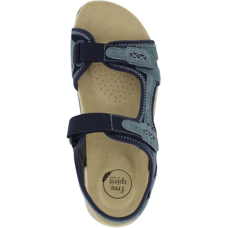 Free Spirit Womens Frisco Touch Fasten Sandals 4 Free Spirit Womens Frisco Touch Fasten Sandals - Image 4