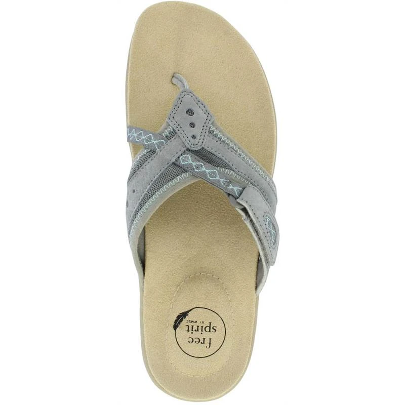 Free Spirit Womens Juliet Toe Post Sandals 3 Free Spirit Womens Juliet Toe Post Sandals - Image 3