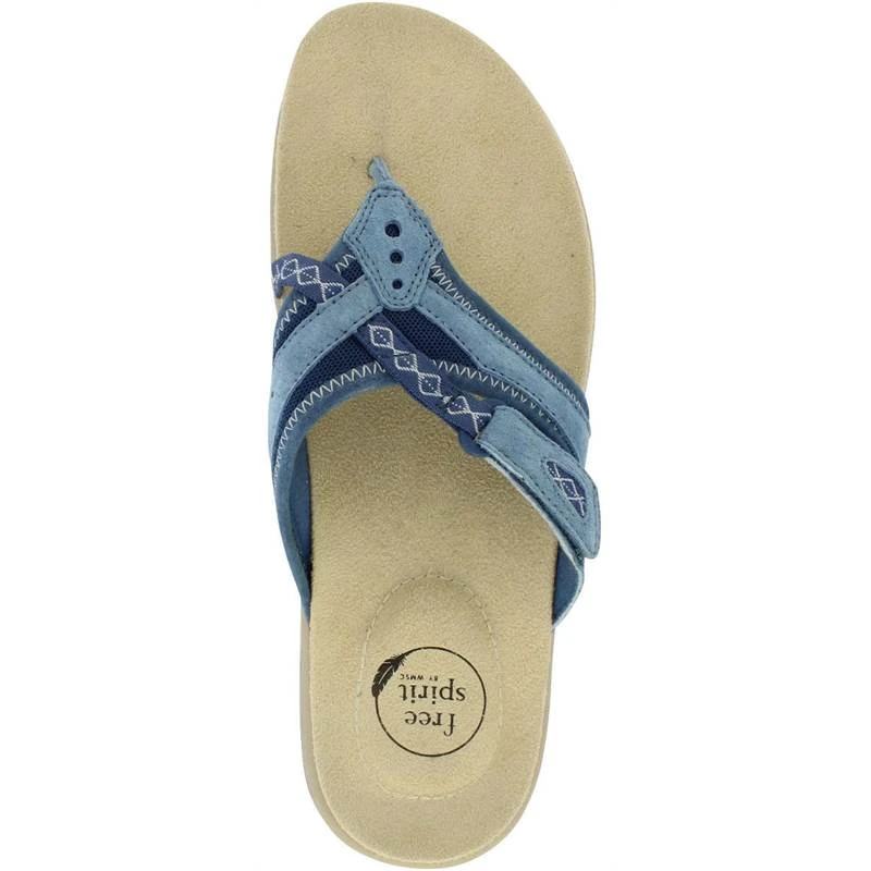 Free Spirit Womens Juliet Toe Post Sandals 7 Free Spirit Womens Juliet Toe Post Sandals - Image 7