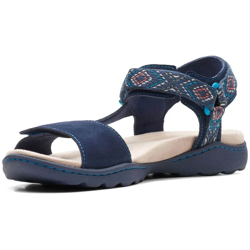 Clarks Womens Amanda Step Suede Sandals 4 Clarks Womens Amanda Step Suede Sandals - Image 4