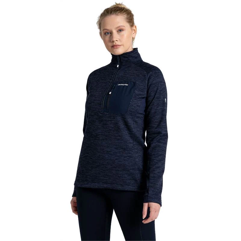Craghoppers Womens Trina Half Zip Fleece Top 2 Craghoppers Womens Trina Half Zip Fleece Top - Image 2