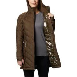 Columbia Womens Heavenly Long Hooded Insulated Jacket 15 Columbia Womens Heavenly Long Hooded Insulated Jacket -Cots Footwear Shop image 578995