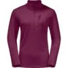 Jack Wolfskin Womens Kolbenberg Half-Zip Pullover