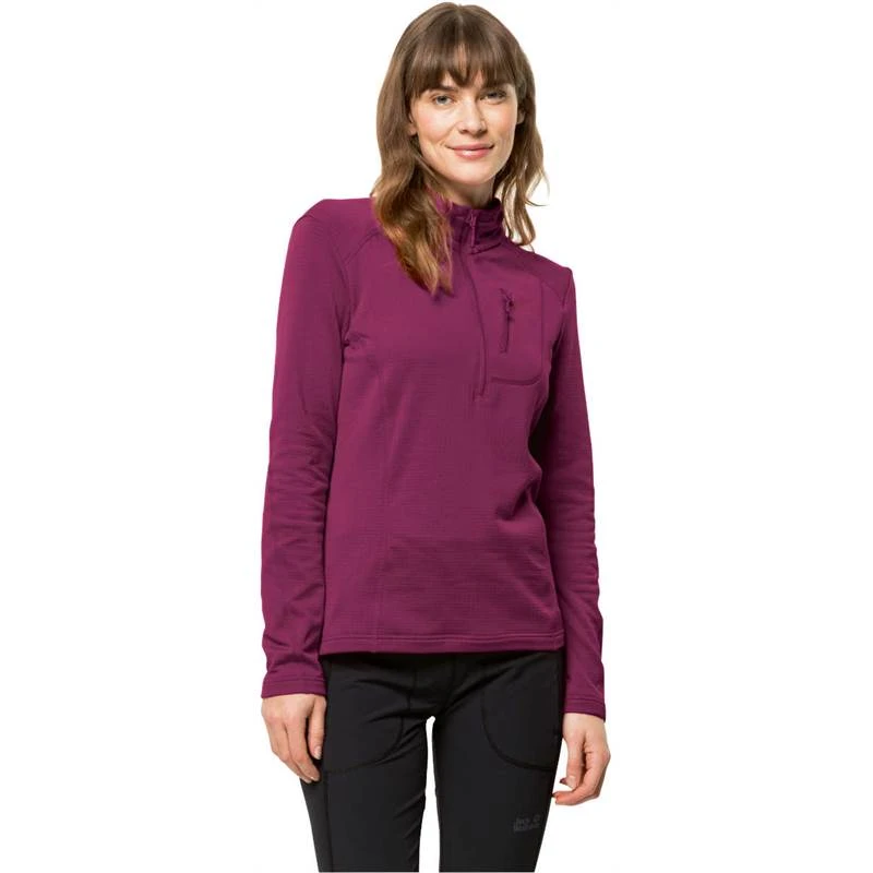 Jack Wolfskin Womens Kolbenberg Half-Zip Pullover 2 Jack Wolfskin Womens Kolbenberg Half-Zip Pullover - Image 2