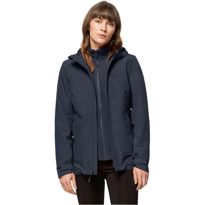 Jack Wolfskin Womens Moonrise 3in1 Jacket 3 Jack Wolfskin Womens Moonrise 3in1 Jacket - Image 3